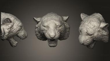 3D модель Голова Тигра (STL)